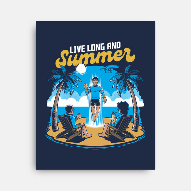 Scifi Summer Trekkie-None-Stretched-Canvas-Studio Mootant