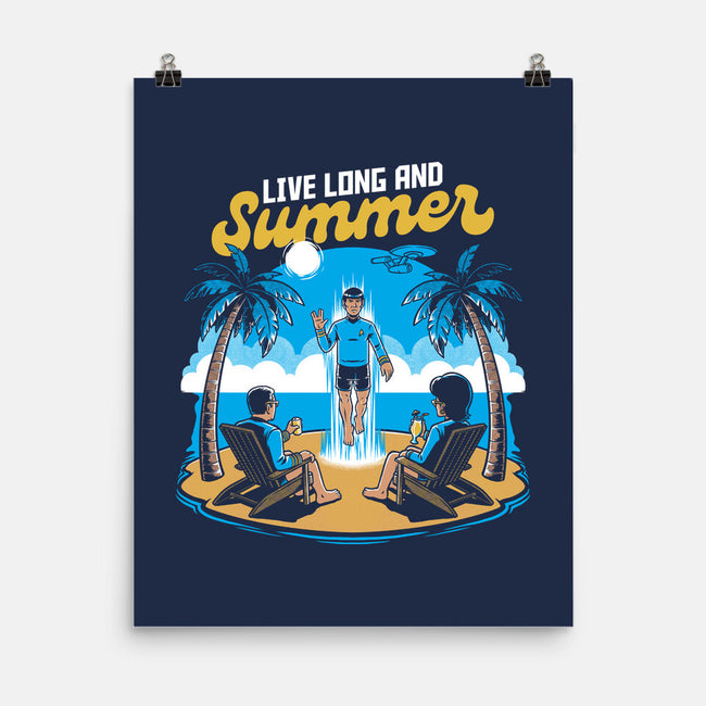 Scifi Summer Trekkie-None-Matte-Poster-Studio Mootant