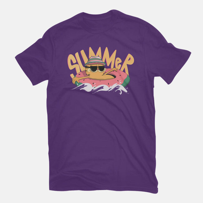 Summer Cat-Mens-Premium-Tee-OnlyColorsDesigns