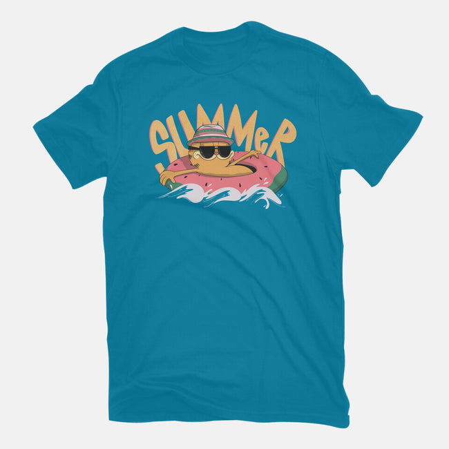 Summer Cat-Mens-Premium-Tee-OnlyColorsDesigns