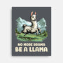 Drama Llama-None-Stretched-Canvas-GoshWow