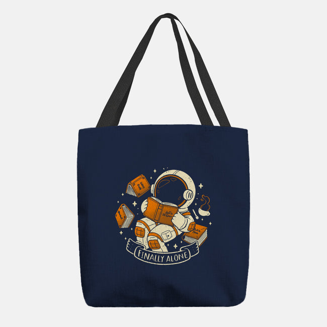 Finally Alone With My Books-None-Basic Tote-Bag-xMorfina
