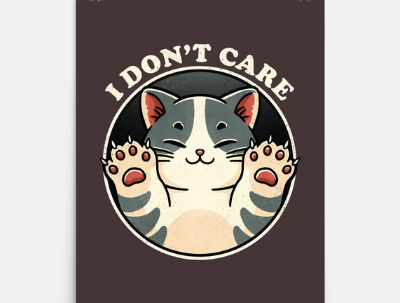 I Don't Care Cat