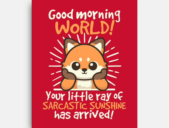 Fox Sarcastic Sunshine