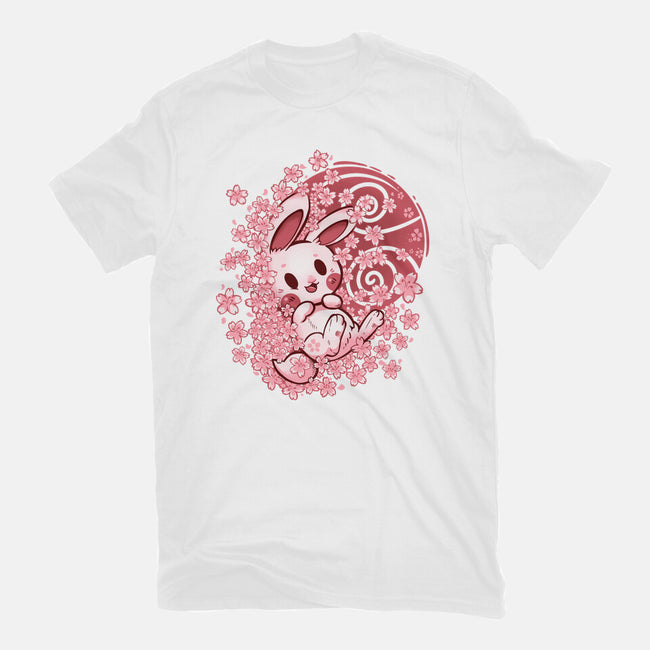 Spring Blossom Bunny-Mens-Heavyweight-Tee-TechraNova