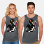 Space Penguin-Unisex-Basic-Tank-NemiMakeit