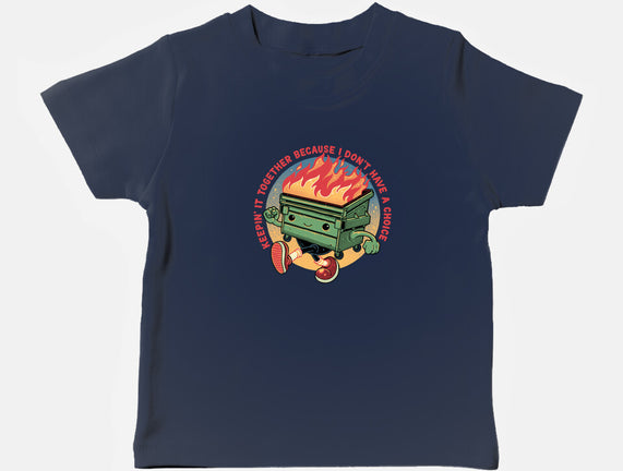 Flaming Dumpster