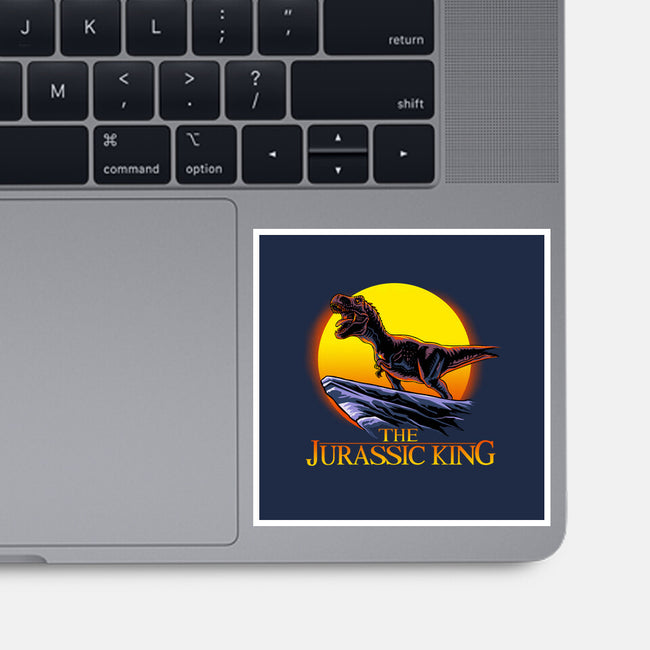 Jurassic King-None-Glossy-Sticker-daobiwan