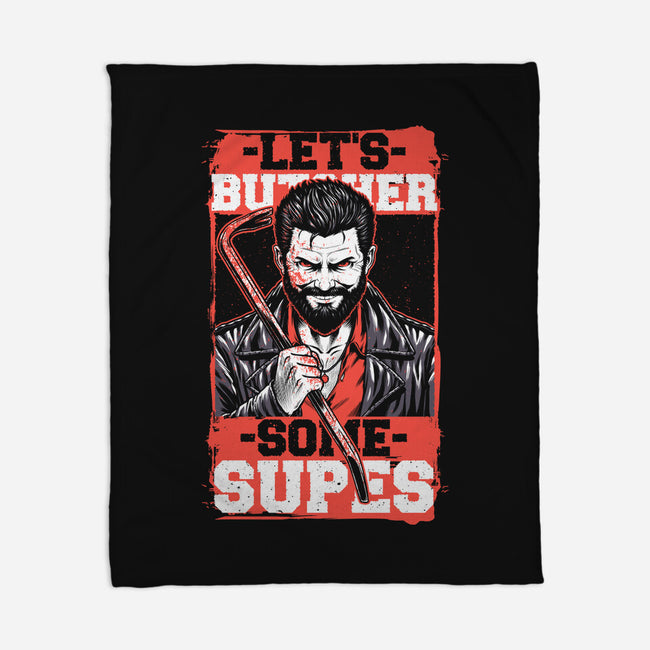 Super Heroes Hunter-None-Fleece-Blanket-Studio Mootant
