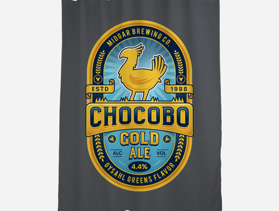Chocobo Gold Beer Emblem