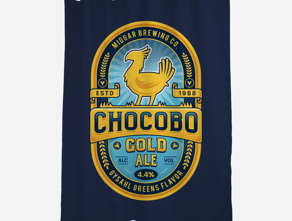 Chocobo Gold Beer Emblem