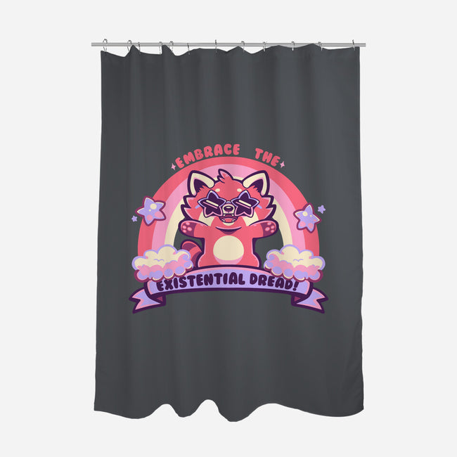 Embrace The Existential Dread-None-Polyester-Shower Curtain-TechraNova