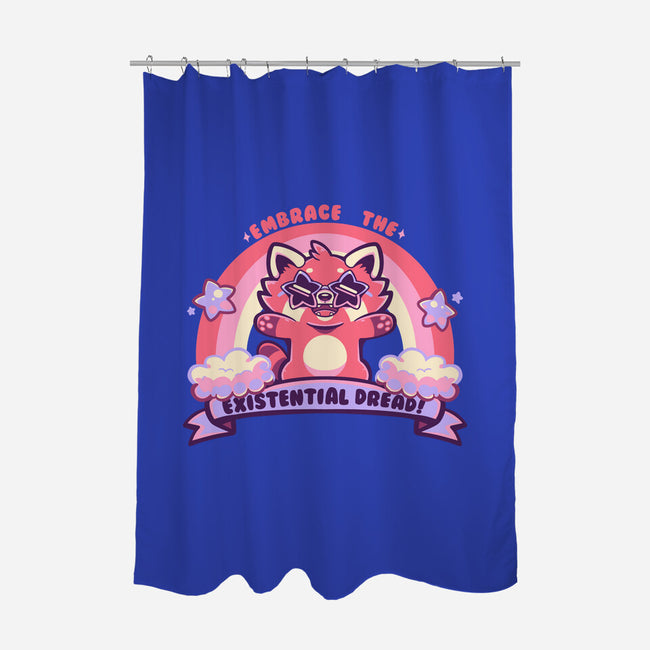 Embrace The Existential Dread-None-Polyester-Shower Curtain-TechraNova