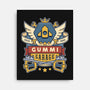 The Gummi Garage Emblem-None-Stretched-Canvas-LAGELANTEE