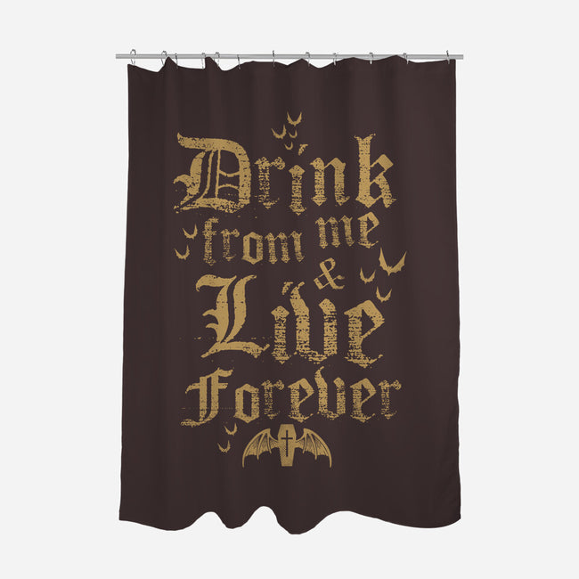 Drink From Me-None-Polyester-Shower Curtain-Nemons