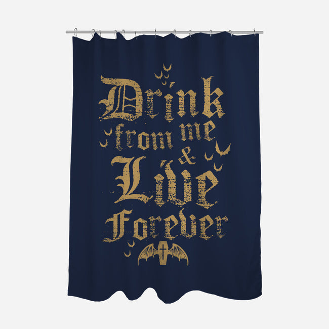 Drink From Me-None-Polyester-Shower Curtain-Nemons