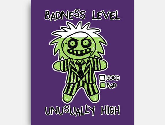 BJ Badness level