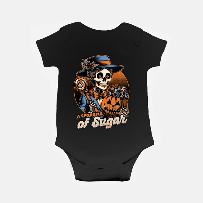 Halloween Spooky Sugar-Baby-Basic-Onesie-Studio Mootant