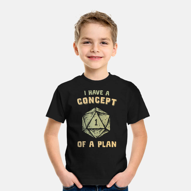 A Concept Of A Plan-Youth-Basic-Tee-kg07