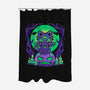 Spooky Moonlit Cat-None-Polyester-Shower Curtain-TechraNova
