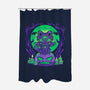 Spooky Moonlit Cat-None-Polyester-Shower Curtain-TechraNova