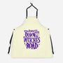 Down The Witches Road-Unisex-Kitchen-Apron-teesgeex