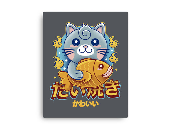 Cat And Taiyaki Kawaii