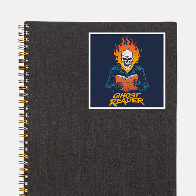 Ghost Reader-None-Glossy-Sticker-dfonseca