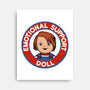 Emotional Support Doll-None-Stretched-Canvas-Melonseta