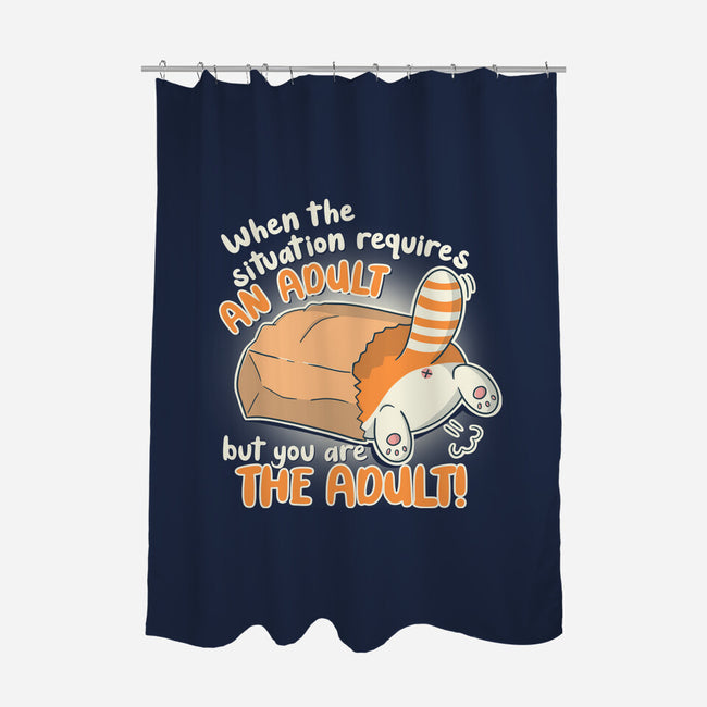 Requires An Adult-None-Polyester-Shower Curtain-Freecheese