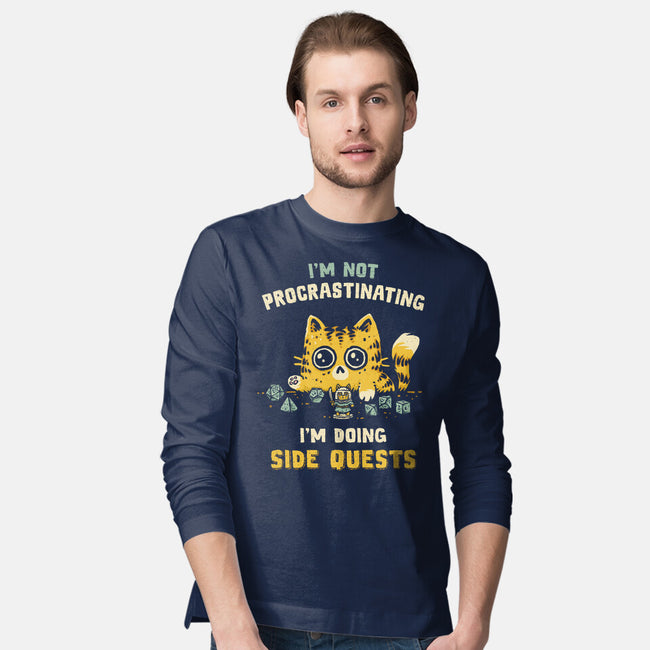 I'm Doing Side Quests-Mens-Long Sleeved-Tee-kg07