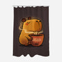 Cafe-bara-None-Polyester-Shower Curtain-erion_designs