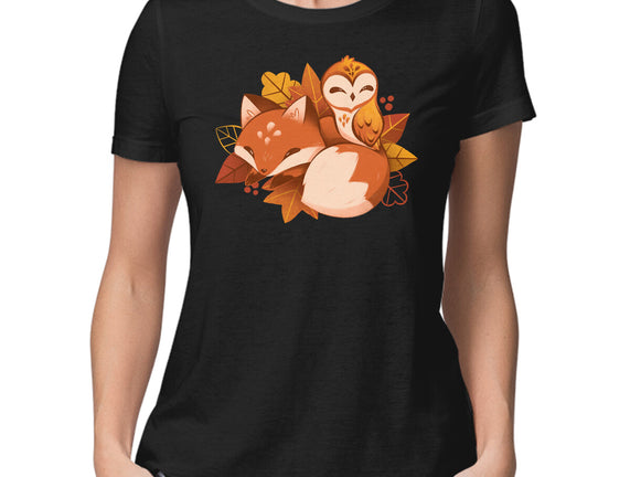 Fox And Owl Autumn
