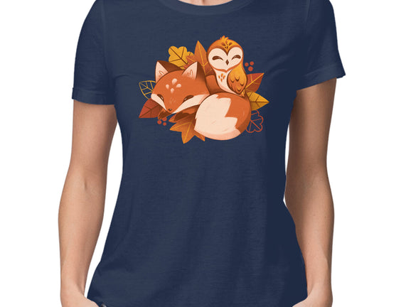 Fox And Owl Autumn