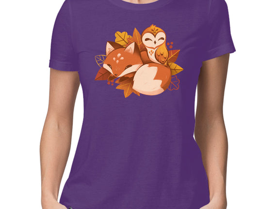 Fox And Owl Autumn