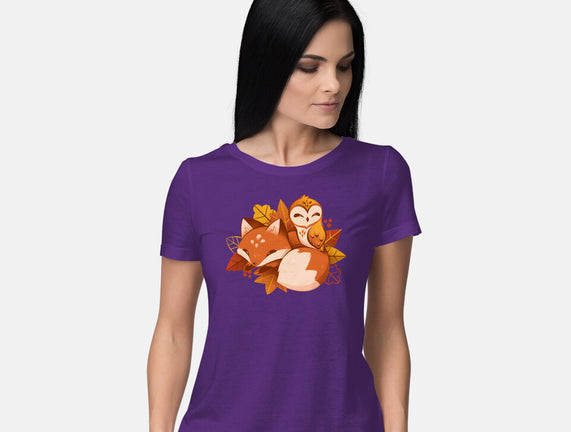 Fox And Owl Autumn