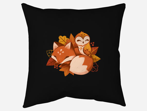 Fox And Owl Autumn