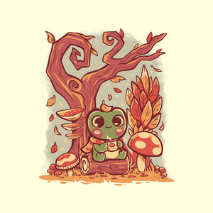 Cozy Autumn Days Frog Cozy Autumn Days Frog
