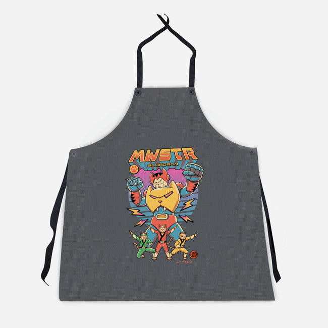 Meowster Squadron-Unisex-Kitchen-Apron-vp021