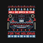 Back In Time For The Holidays-Unisex-Kitchen-Apron-glitchygorilla