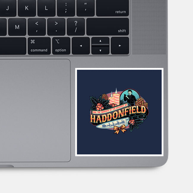 Haddonfield Holidays-None-Glossy-Sticker-glitchygorilla