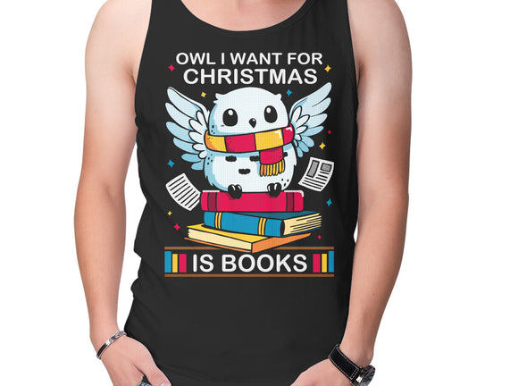 Owl I Want For Christmas Is Books