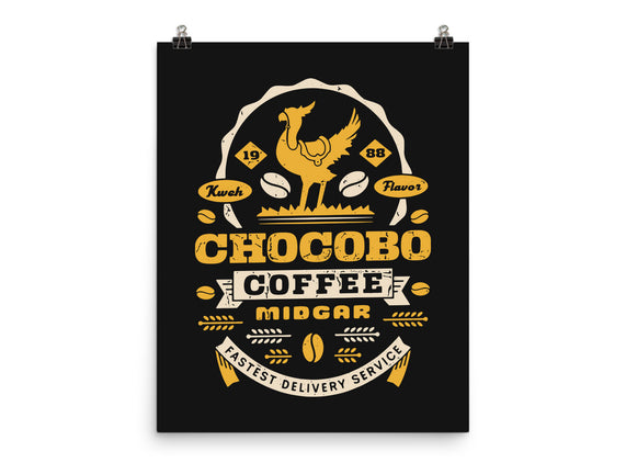 Chocobo Coffee Grunge