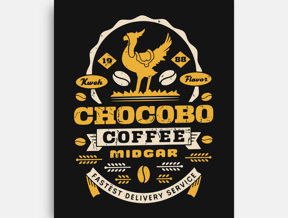 Chocobo Coffee Grunge