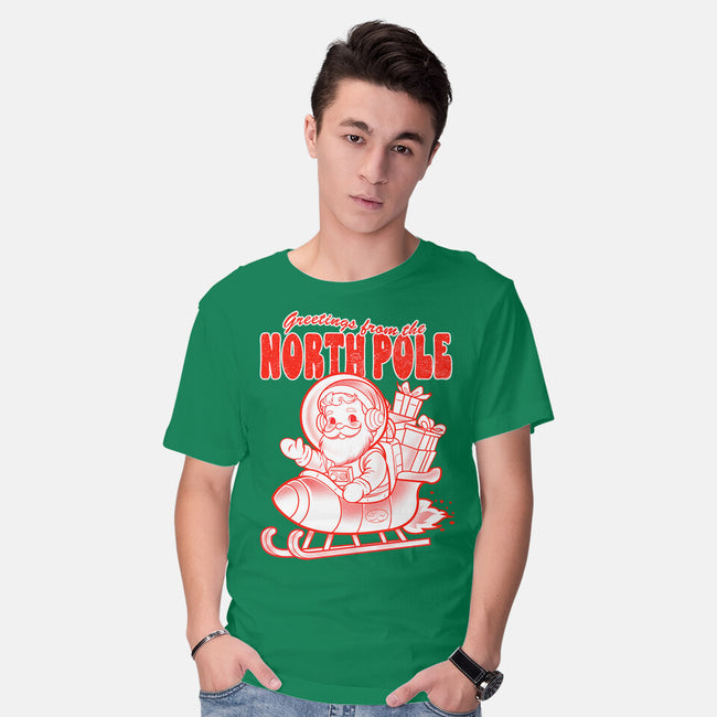 Greetings From The North Pole-Mens-Basic-Tee-palmstreet
