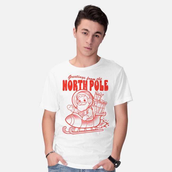Greetings From The North Pole-Mens-Basic-Tee-palmstreet