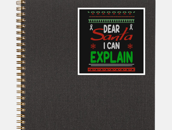 Dear Santa I Can Explain