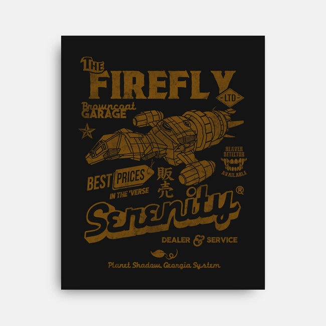 Firefly Garage-None-Stretched-Canvas-Arinesart