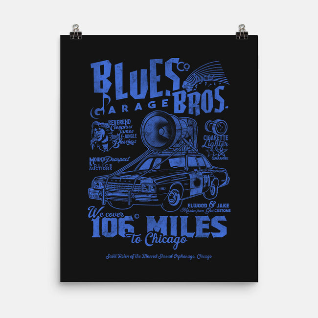 Blues Brothers Garage-None-Matte-Poster-Arinesart