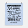 Speeder Bike Garage-None-Matte-Poster-Arinesart